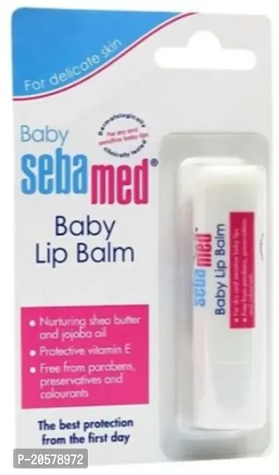 Sebamed Baby Lip Balm Pack of 1 Shea Butter, Jojoba Oil (Pack of: 1, 4.8 g)