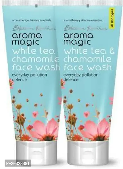 Aroma Magic Pack of 2 White Tea  Chamomile (100 ml) Face Wash (200 ml)