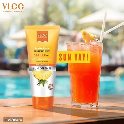 VLCC Matte Depigmentation Look Sun Screen Gel Cream - 50 g (Pack of 2) - SPF 30 PA+++ (100 g)-thumb3