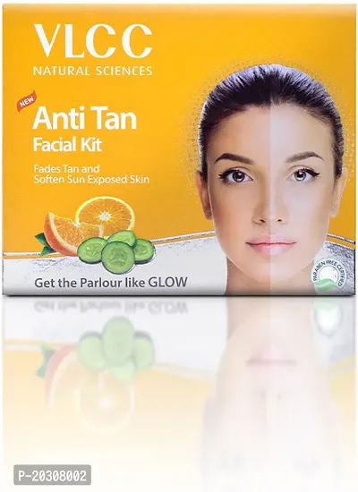 VLCC Anti Tan Single Facial Kit Fade Sun Tan  Even Skin Tone (60 g)-thumb0