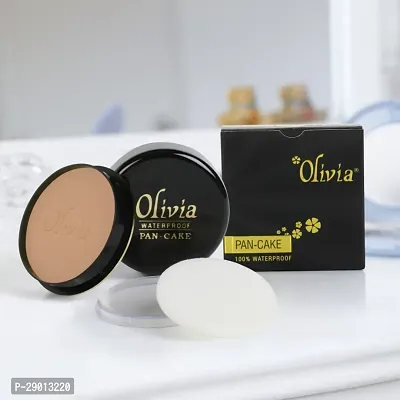 Olivia 100% Waterproof Pan Cake Makeup Concealer Shade No. 24 - Pack of 2 Concealer (Natural Honey, 50 g)_O-8C57-thumb4