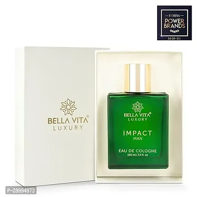 Bella Vita Organic Impact Men Perfume With Long Lasting Fresh100 Ml