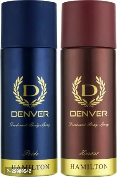 Denver Pride And Honour Combo Deodorant Spray-For Men 330 Ml, Pack Of 2-thumb0