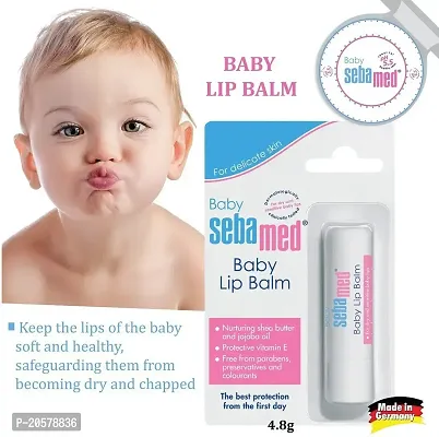 Sebamed Baby Lip Balm Shea Butter, Jojoba Oil (Pack of: 1, 4.8 g)-thumb2