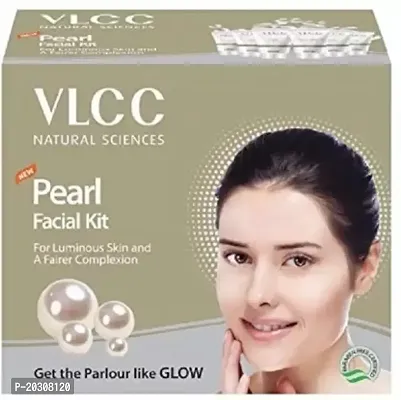 VLCC Pearl Facial Kit for Luminous Skin and A Fairer Complexion (60gm) (60 g)-thumb0