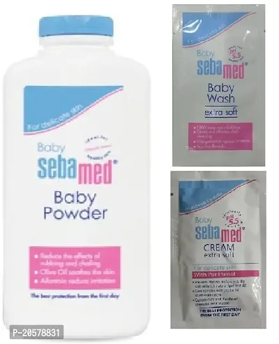Sebamed Baby Powdernbsp;(200 g) with Sample Sachets (3 Items in the set)-thumb0