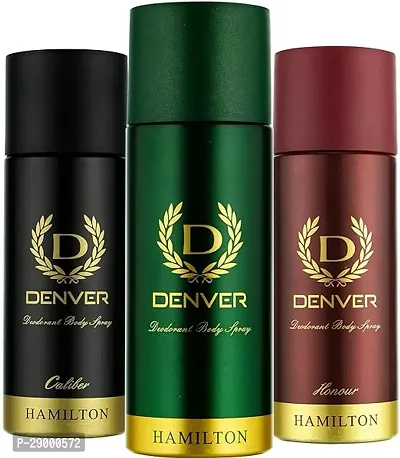 Denver Hamilton, Caliber And Honour Deo Combo Pack Of 3-thumb0