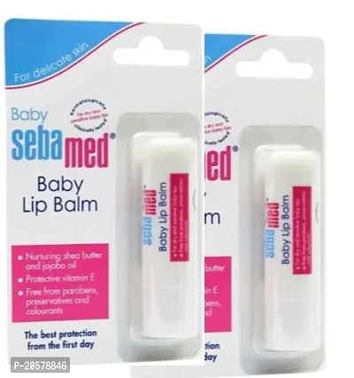 Sebamed Baby Lip Balm Shea Butter, Jojoba Oil (Pack of: 2, 9.6 g)