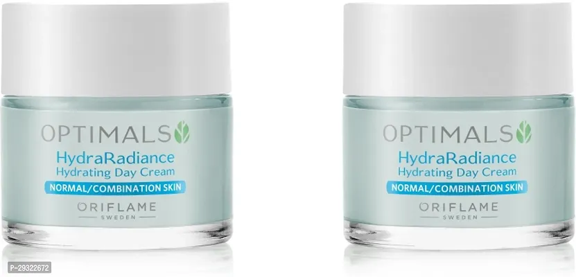 Oriflame Sweden HYDRA RADIANCE DAY CREAM PACK OF 2 ORIGINAL BY BEAUTY TRENDZ (100 ml)