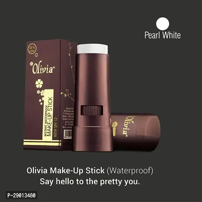 Olivia Waterproof Makeup Stick Concealer - Shade No.007 (Pearl White, 15 g)_OSTK-211-thumb3