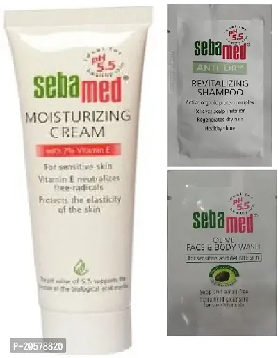 Sebamed Moisturizing Cream (50 ml) with Sample Sachets (3 Items in the set)-thumb0