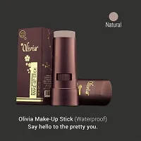 Olivia Waterproof Makeup Stick Concealer, 15g,  Shade No. 03 (Natural) - Pack of 3_OSTK-273-thumb3