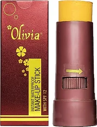 Olivia Instant Waterproof Makeup Stick Concealer (Linning Yellow 07, 15 g) - Pack of 2_OSTK-253-thumb1