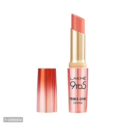 9 To 5 Primer + Shine Lipstick - Peachy Vibe