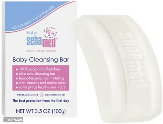 Sebamed Baby Cleansing Bar 100 gm (100 g)-thumb2