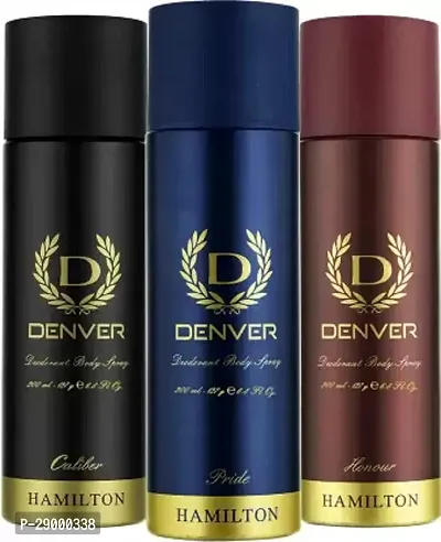 Denver Caliber, Pride And Honour Combo Deodorant Spray 495 Ml, Pack Of 3-thumb0