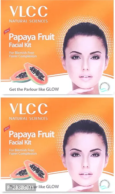 VLCC Papaya Fruit Single Facial Kit (2 x 60 g)