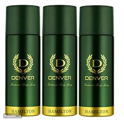 Denver Hamilton Deo Body Spray Deodorant Spray 495 Ml, Pack Of 3-thumb0