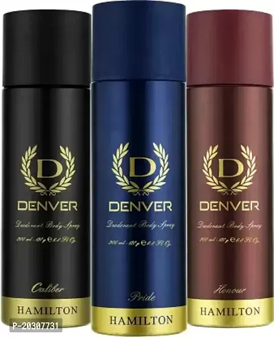 D-Denver Caliber, Pride Honour Combo Deodorant Spray 495 Ml, Pack Of 3