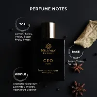 Bella Vita Organic Ceo Man Eau De Parfum | Office Wear Perfume For Men With Long Lasting Notes Of Tonka And Agarwood| Premium Fragrance For Men | 100 Ml-thumb1