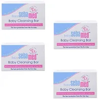 Sebamed Baby Cleansing Soap Doctor Recommended Pack 100 x 4 (4 x 100 g)-thumb1