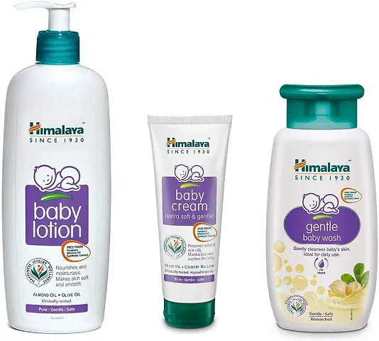 Baby Lotion 400 Ml , Baby Cream 100 Gm , Gentle Baby Wash 200 GM #33