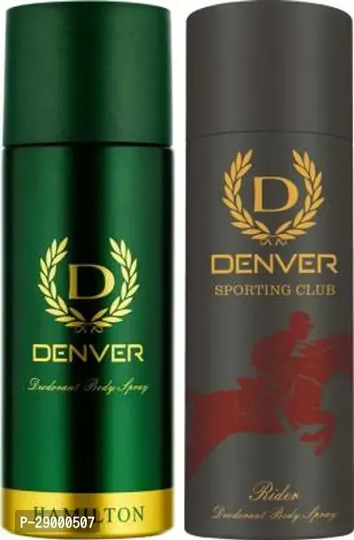 Denver Hamilton Rider Combo Deodorant Spray-For Men 330 Ml, Pack Of 2-thumb0