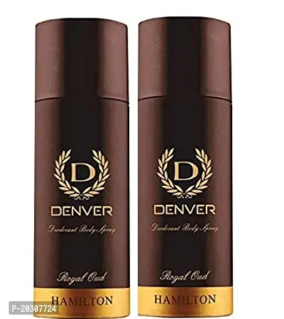 D-Denver Royal Oud Deodorant Body Spray 330 Ml, Pack Of 2-thumb0