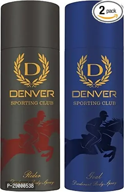 Denver Polo Rider Combo Of 2 Deodorant Spray-For Men 330 Ml, Pack Of 2