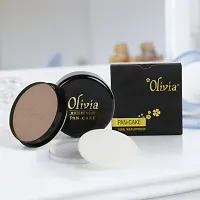 Olivia 100% Waterproof Pan Cake Makeup Concealer, Shade No.25 (Natural Beige, 25 g) - Pack of 2_O-8C51-thumb2