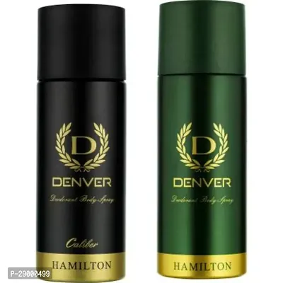 Denver Deo Caliber Hamilton Deodorant Spray For Men-330 Ml, Pack Of 2-thumb0