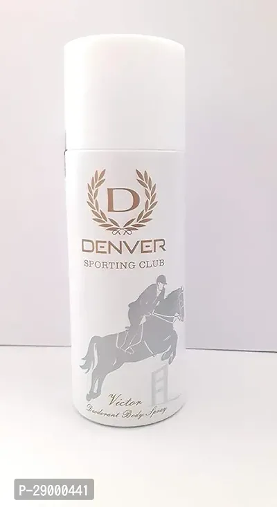 Denver Deodorant Body Spray Sporting Club Victor For Men, 165Ml Bottle-thumb2