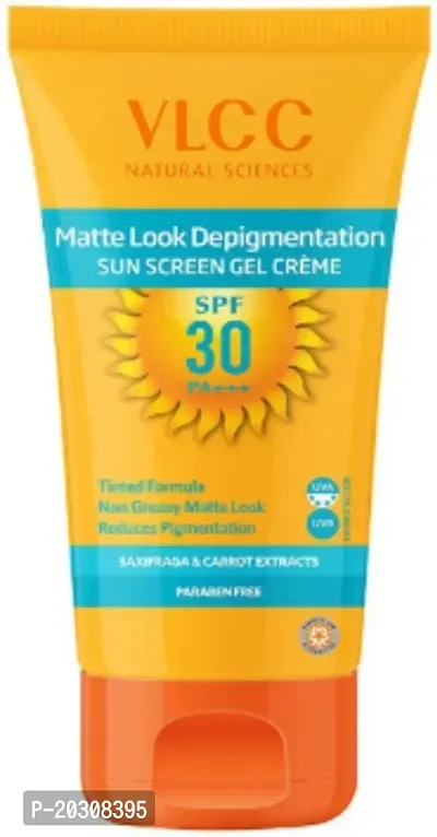 VLCC Matte Depigmentation Look SPF 30 Sun Screen Gel Cream - 50 g - SPF spf30 PA+++ (50 g)-thumb0