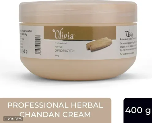 Olivia Herbal Chandan Facial Massage Cream (400 g)-thumb0