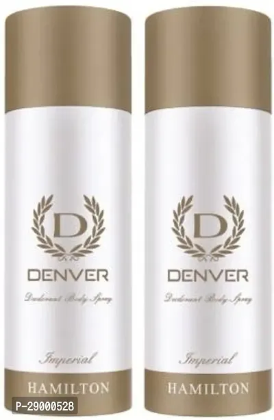 Denver Hamilton Imperial Deodorant Spray-For Men 330 Ml, Pack Of 2