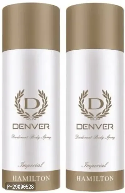 Denver Hamilton Imperial Deodorant Spray-For Men 330 Ml, Pack Of 2-thumb0