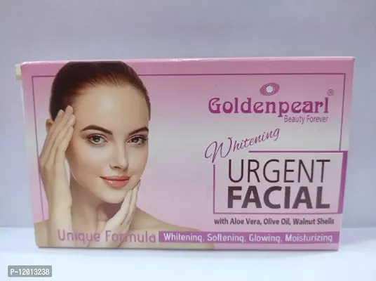 GOLDEN PEARL BEAUTY FOREVER WHITENING URGENT FACIAL KIT (100% original) pack of 2