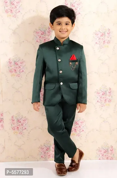 Buy Indian Kurta Sherwani Boys Suit in Green (2 Pcs) 1-12 Years Online at  desertcartINDIA