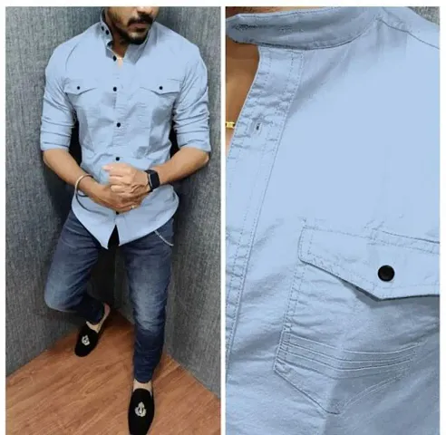 Hot Selling Cotton Long Sleeves Casual Shirt