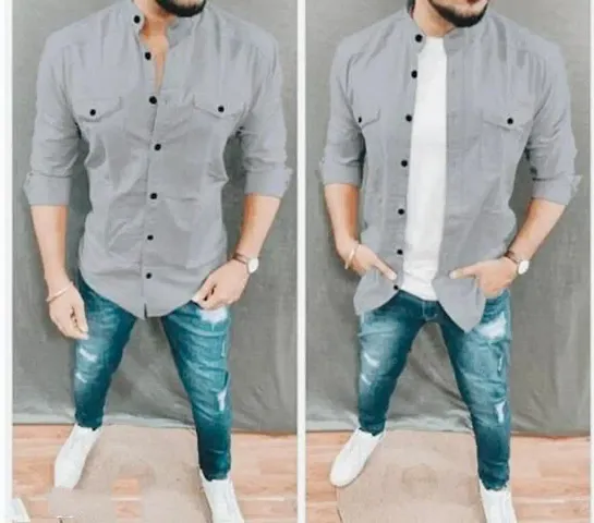 Best Selling Cotton Long Sleeves Casual Shirt 