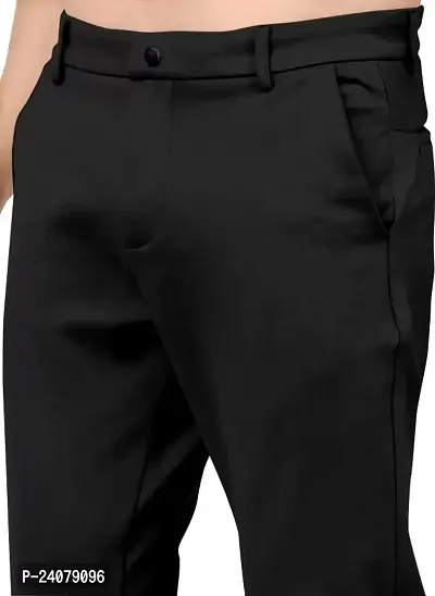Trendy Polyester Blend Trouser for Men-thumb2