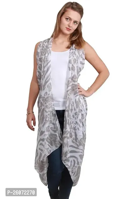 VERIISMO Polyester Soft Shiny Satin Scarf with Animal Printed For Women  Girls