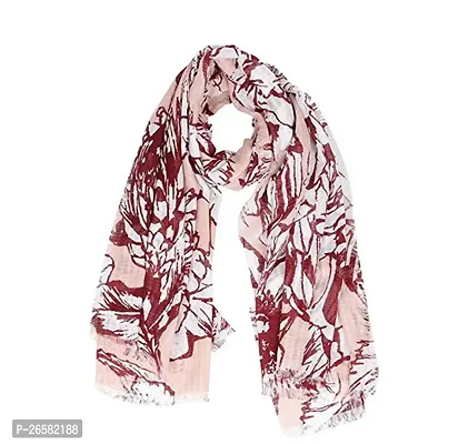 Stunning Floral Design Scarf For Women And Girls-thumb0