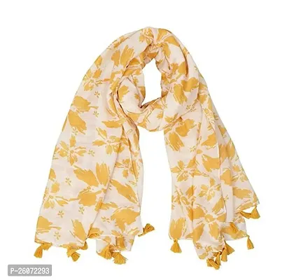 VERIISMO Scarf Sweet Yellow For Women  Girls-thumb0