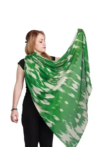 VERIISMO Beautiful Abstract colour Stole For Women Girls