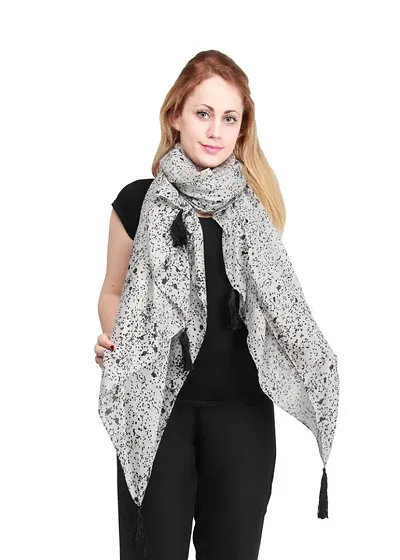 VERIISMO Beautiful Dotted Scarf For Women Girls