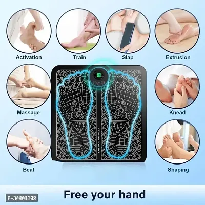 Electric Foot Massager For Pain Relief Massage Mat, 8 Mode/16 Vibration-thumb2