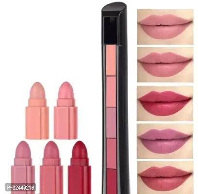 5in 1 light Lipstick Matte Finish Shades-thumb0