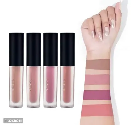 4 Pcs Light Lipstick Shade And Matte-thumb0