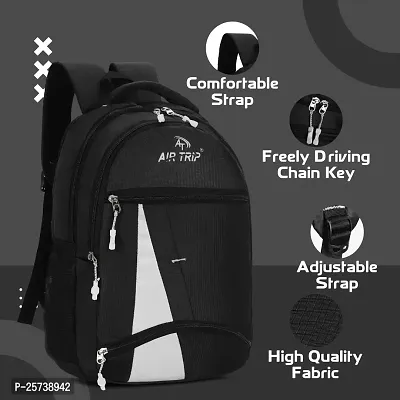 AIR TRIP STYLISH AND DURABLE LAPTOP BACKPACK MULTIPLE CAMPARTMENT CASUAL BACKPACK FOR OFFICE,COLLAGE,SCHOOL 31 L WATER RESISTANT-thumb2